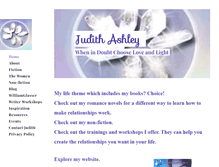 Tablet Screenshot of judithashleyromance.com